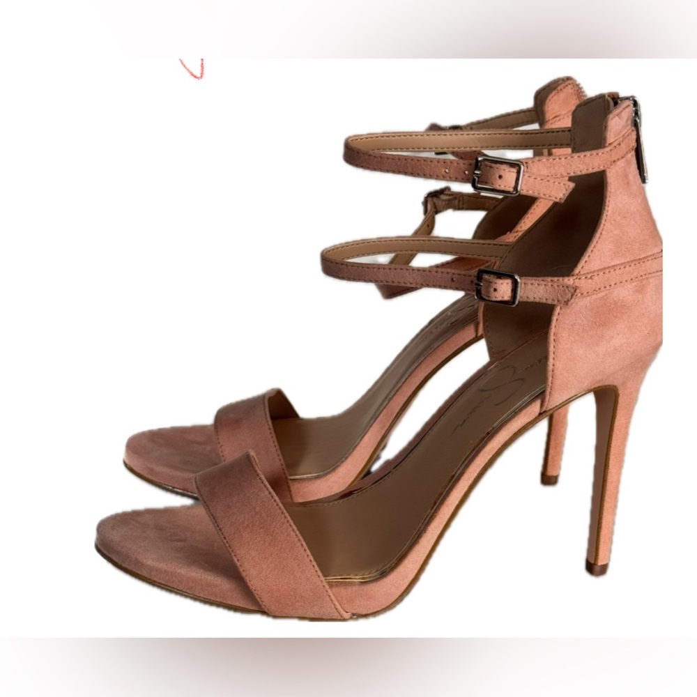 Jessica Simpson Pink Microsuede Stiletto Heels Size 9